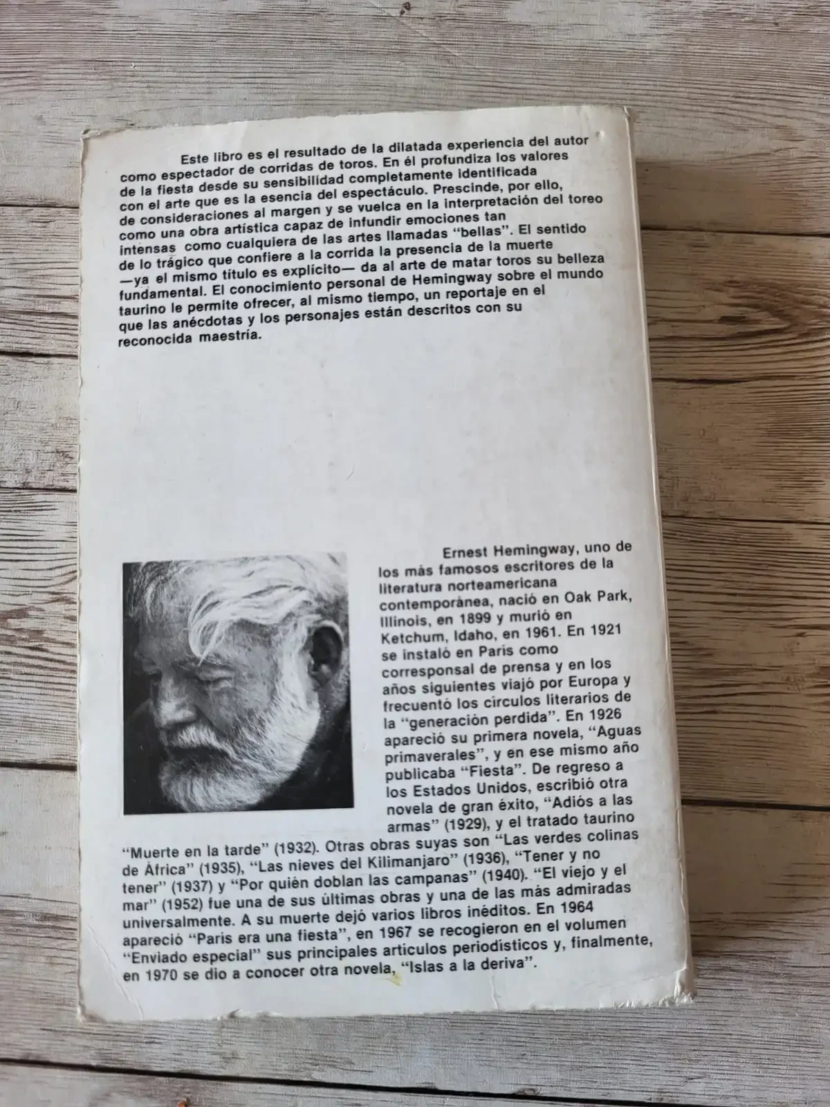 Muerte en la tarde / Ernest Hemingway /No ficción  2