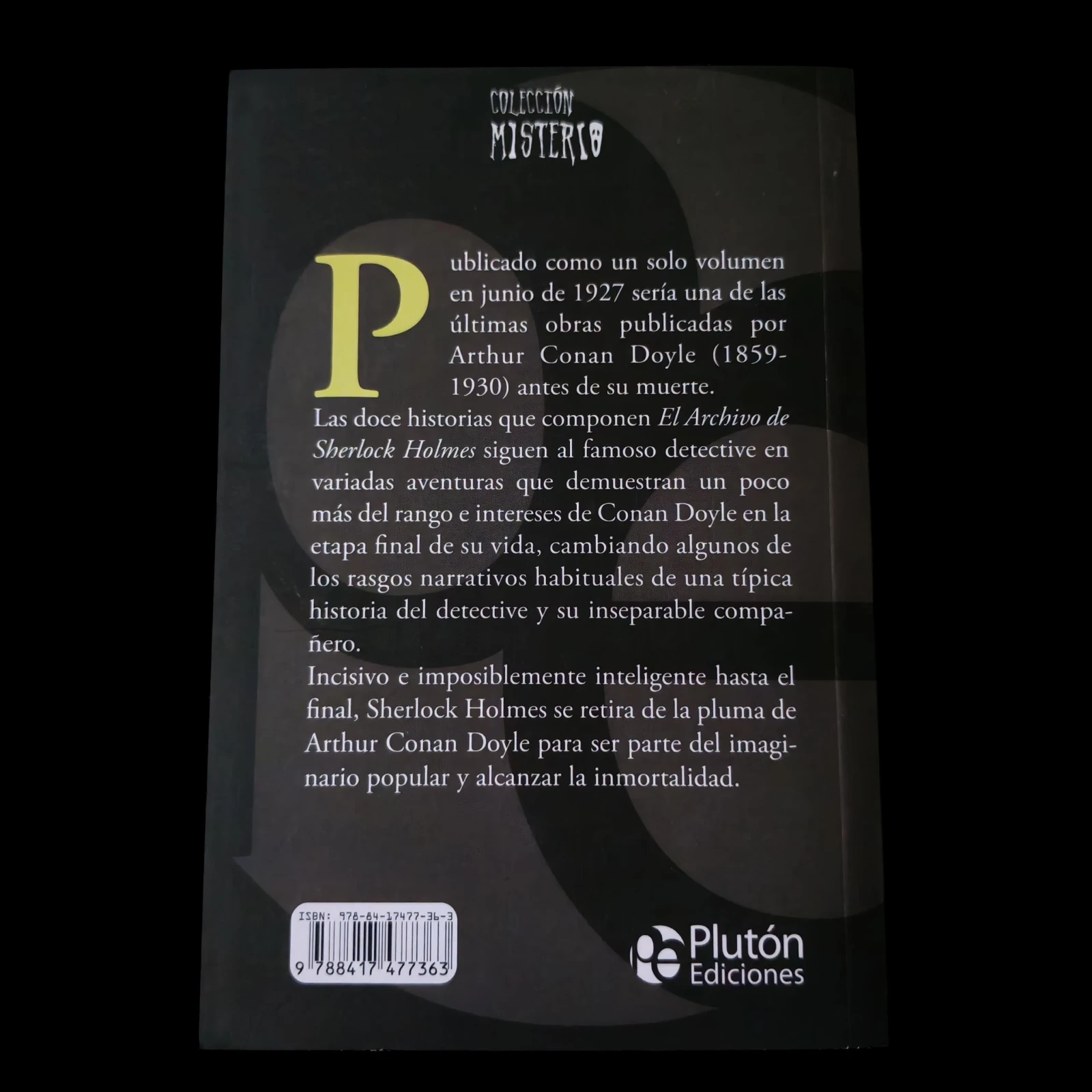 El archivo de Sherlock Holmes, Arthur Conan Doyle nuevo  2