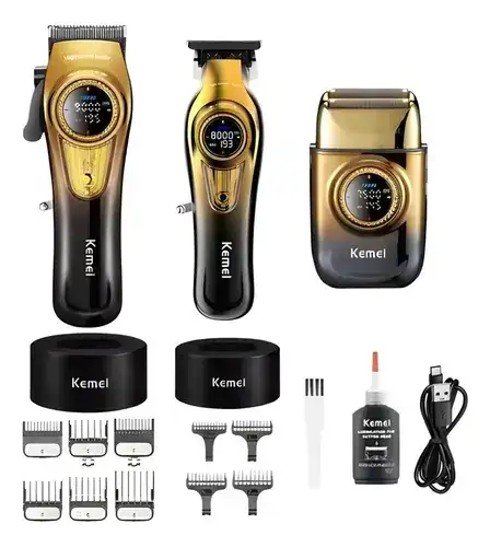 Kit Kemei 3 en 1 - KM 8557