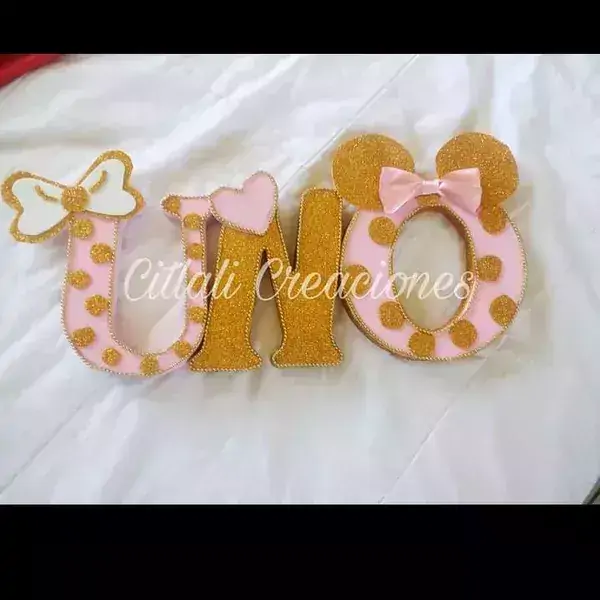 Letras decorativas 