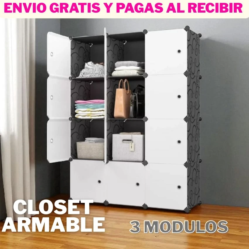 CLÓSET DE 3 CUERPOS 