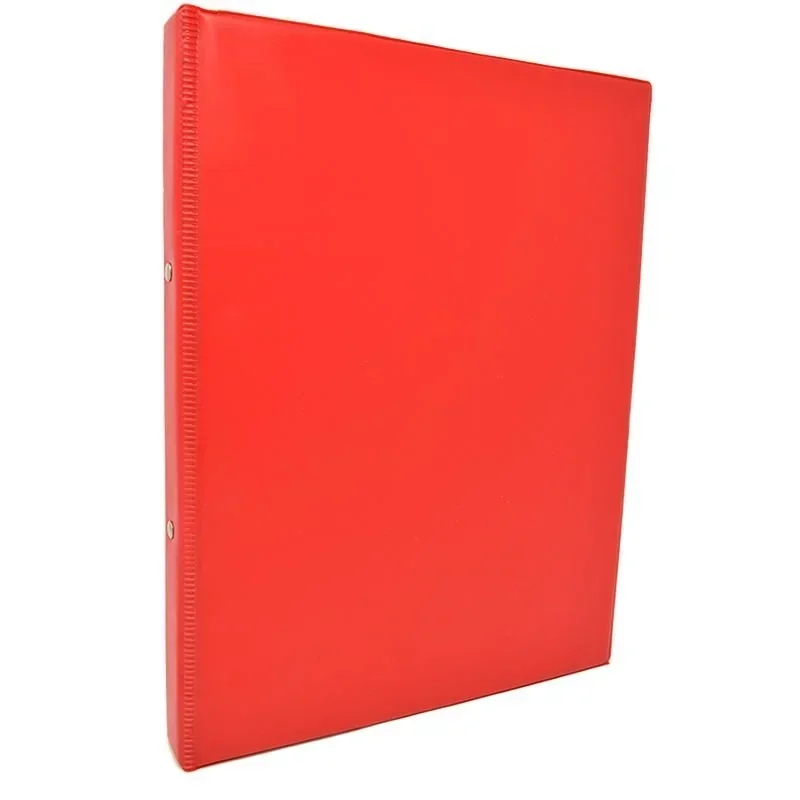 Carpeta doble anillo roja