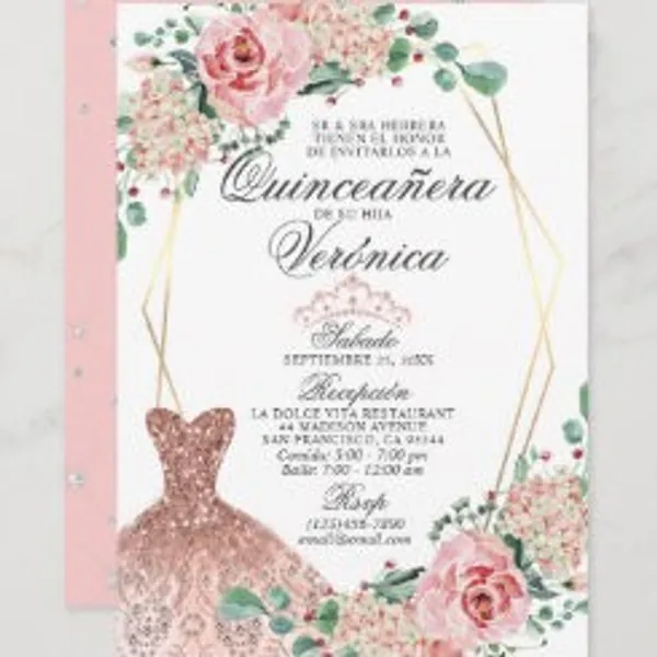 Invitaciónes XV Años