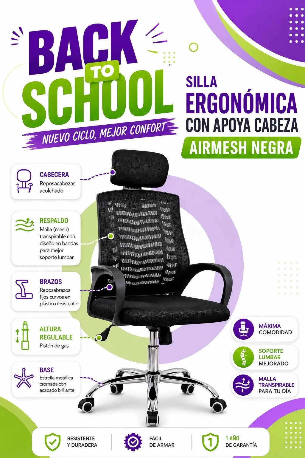 silla Ergonómica