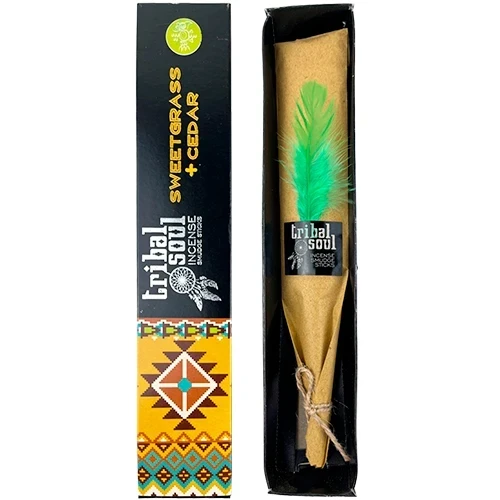 Incienso Hierba Dulce y Cedro Tribal Soul