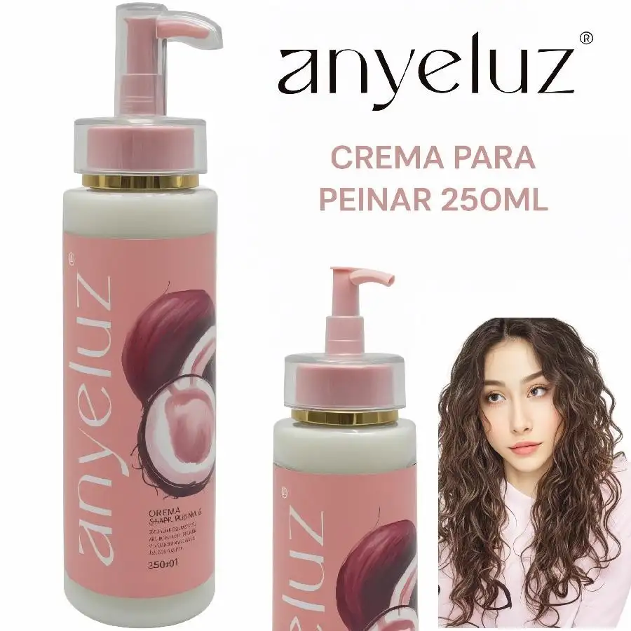 Crema para peinar a base de aceite de coco y argan anyeluz