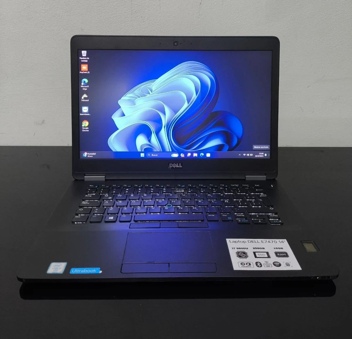 DELL LATITUDE E7470 i7 6600U 256/16GB 14"  3