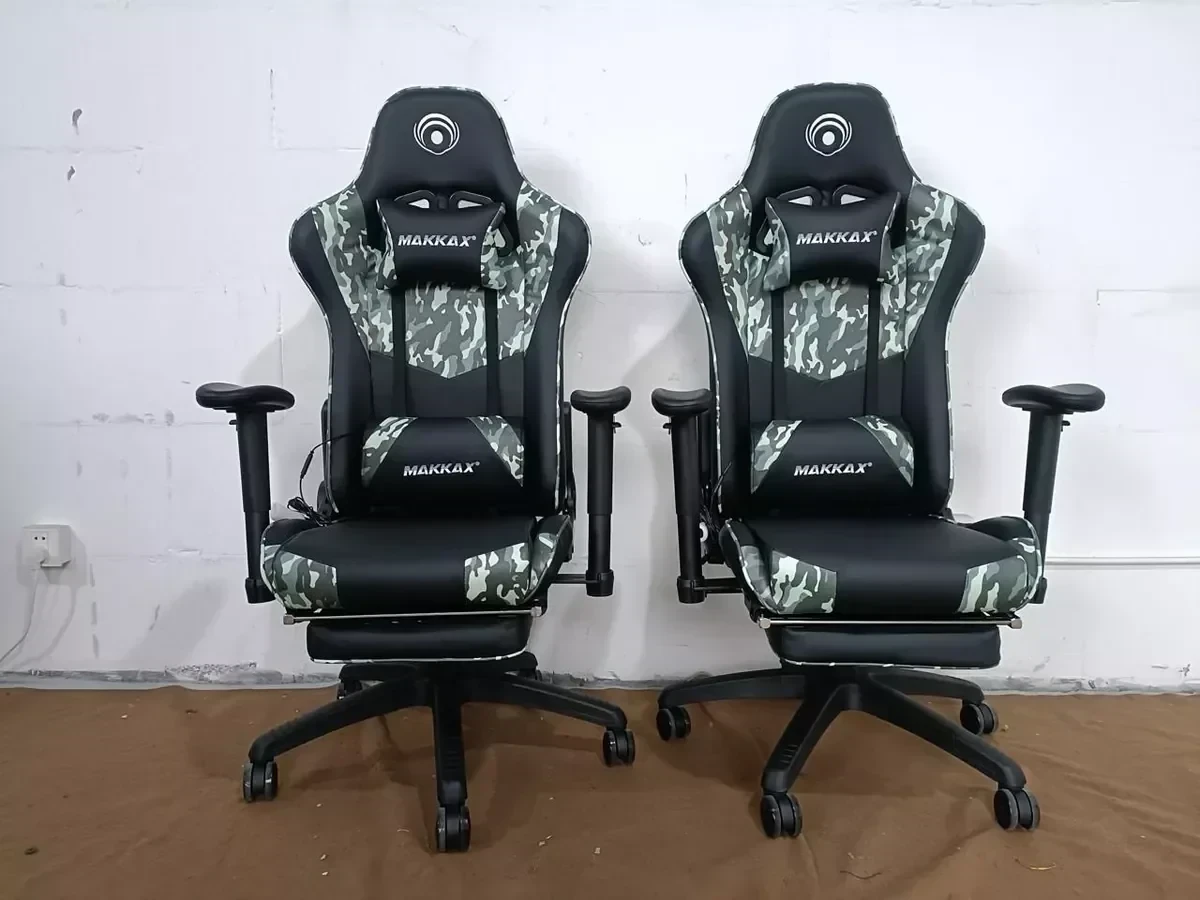 SILLA GAMER MAKKAX VERDE CLARO CAMUFLADO 3