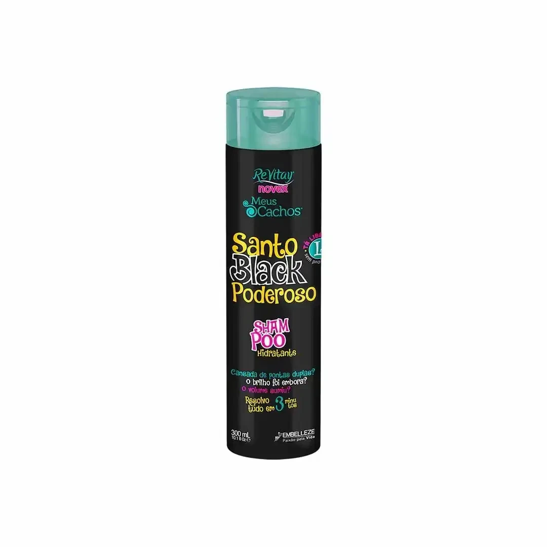 Shampú Santo Black Poderoso 