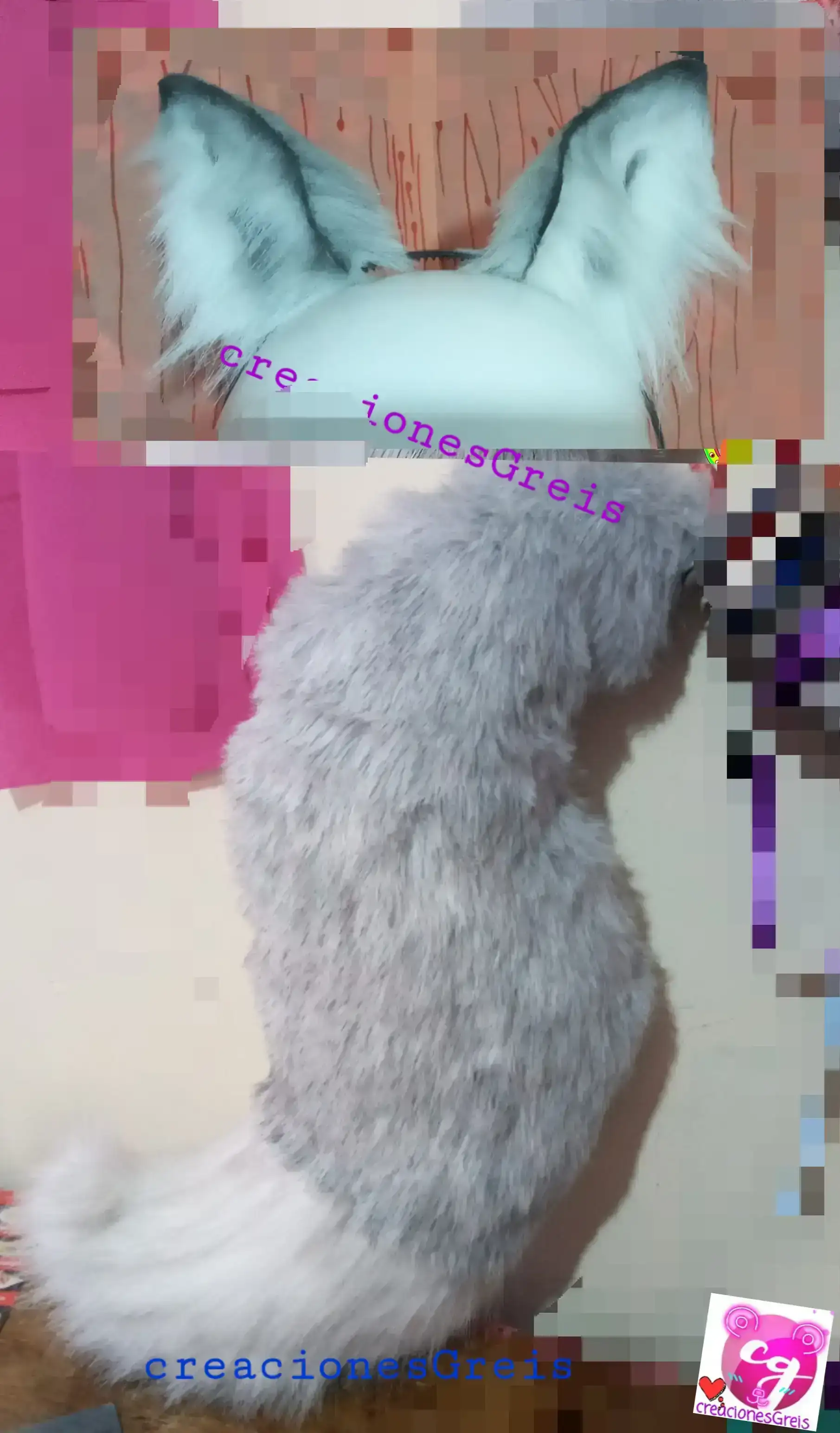 Cola y orejas
