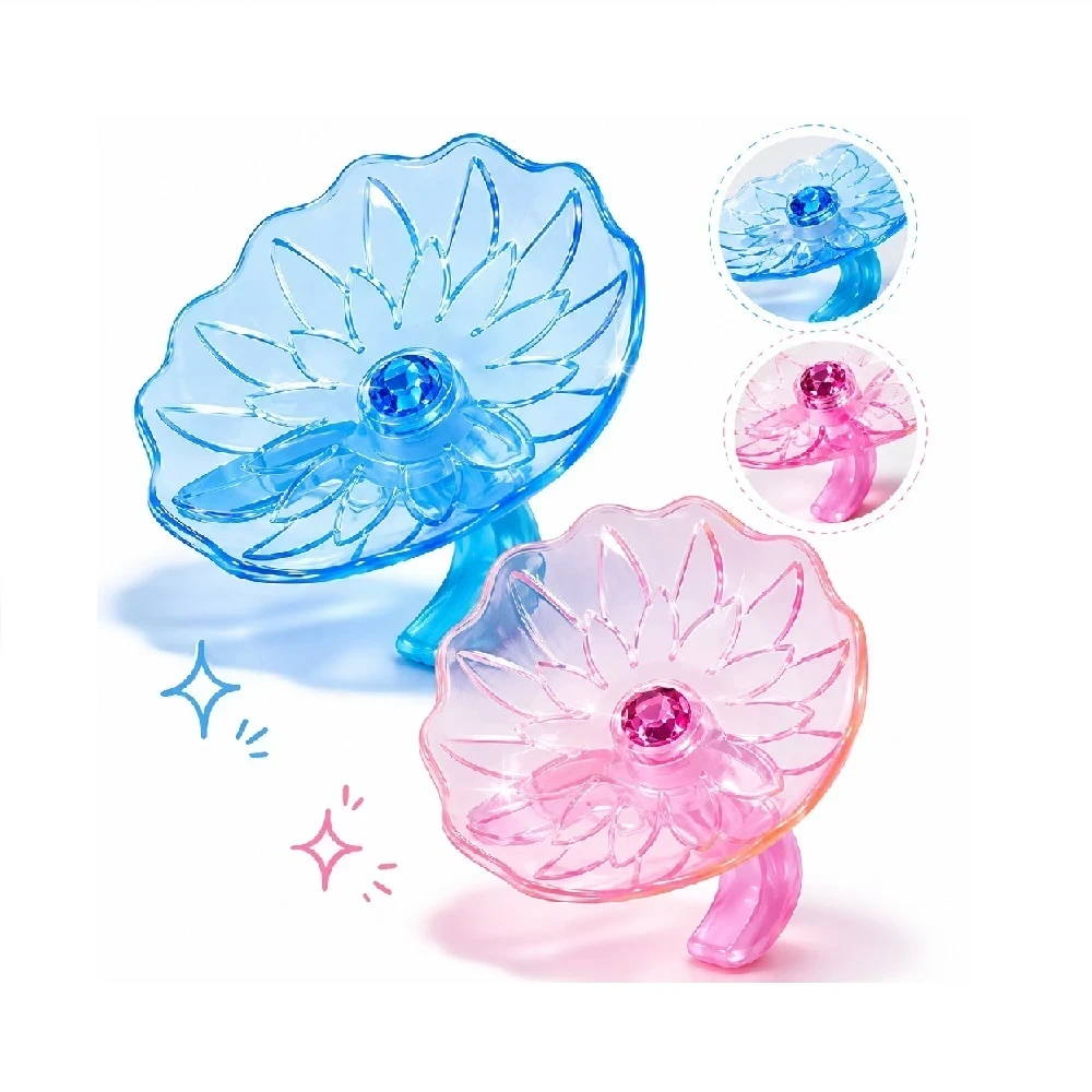 Rueda Disco Giratorio Para Hamsters Color Rosado