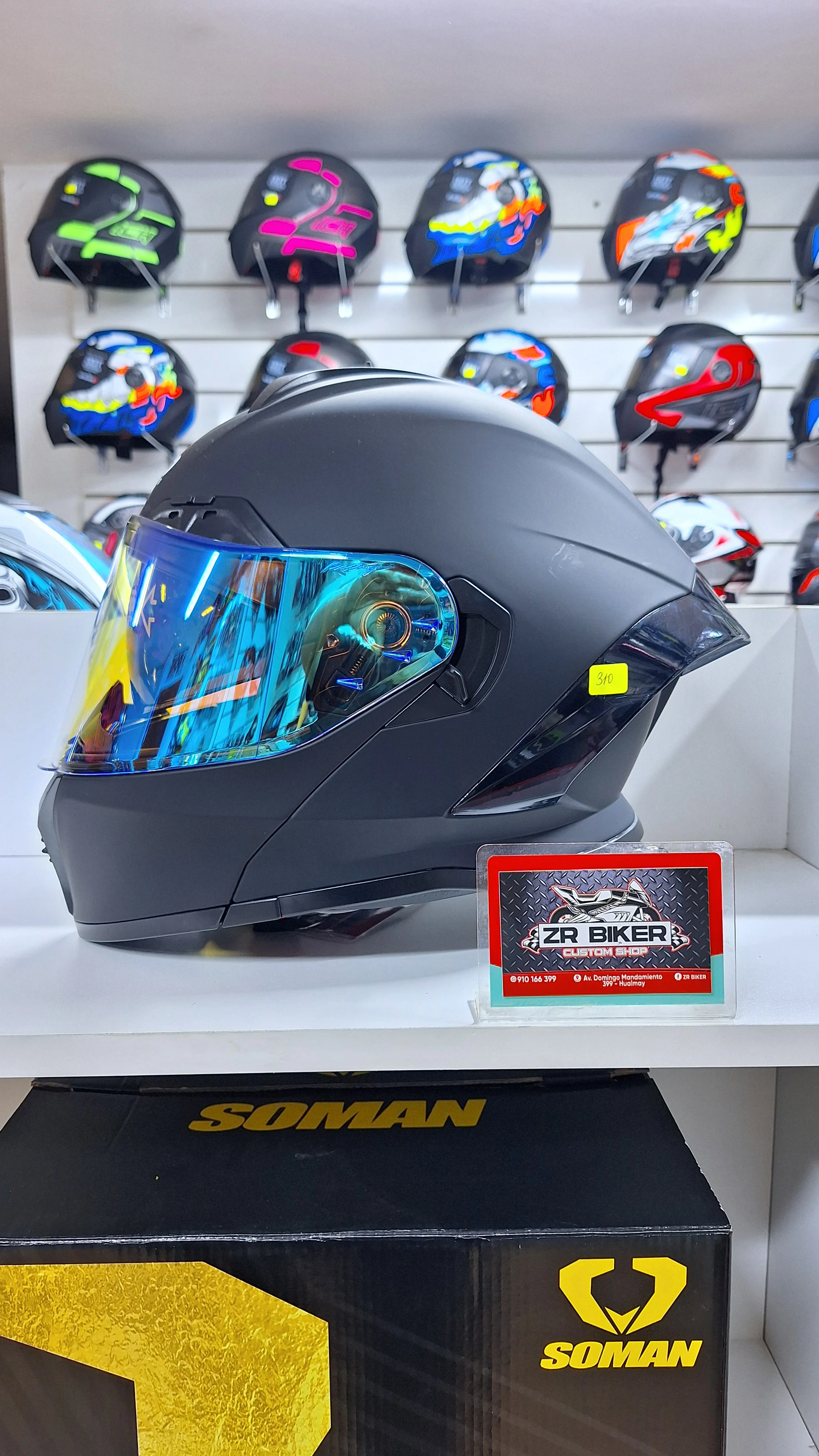 CASCO REVO BLUE MATTE