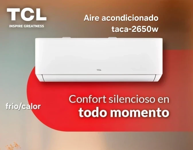 AIRE ACONDICIONADO TCL 2650W FRIO/CALOR