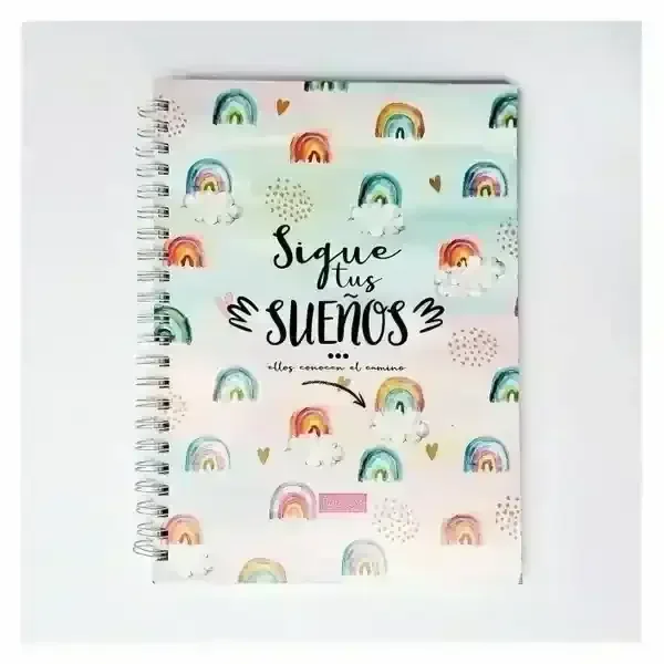 Cuaderno Hojas Pastel A4 4