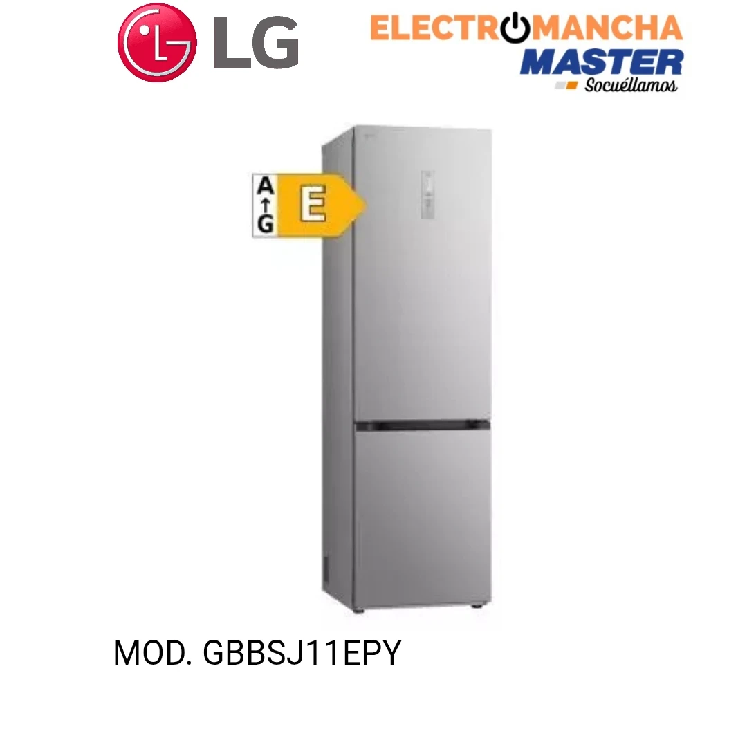 FRIGO COMBI LG GBBSJ11EPY NF INOX 1,86*60 CLASE E 