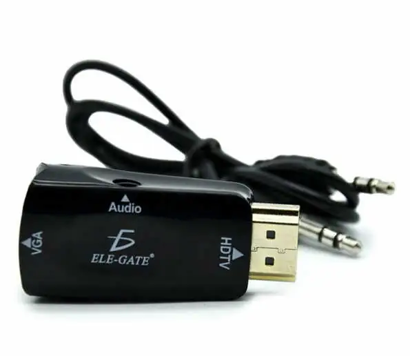 Adaptador Convertidor Hdmi A VGA Audio 3.5 2