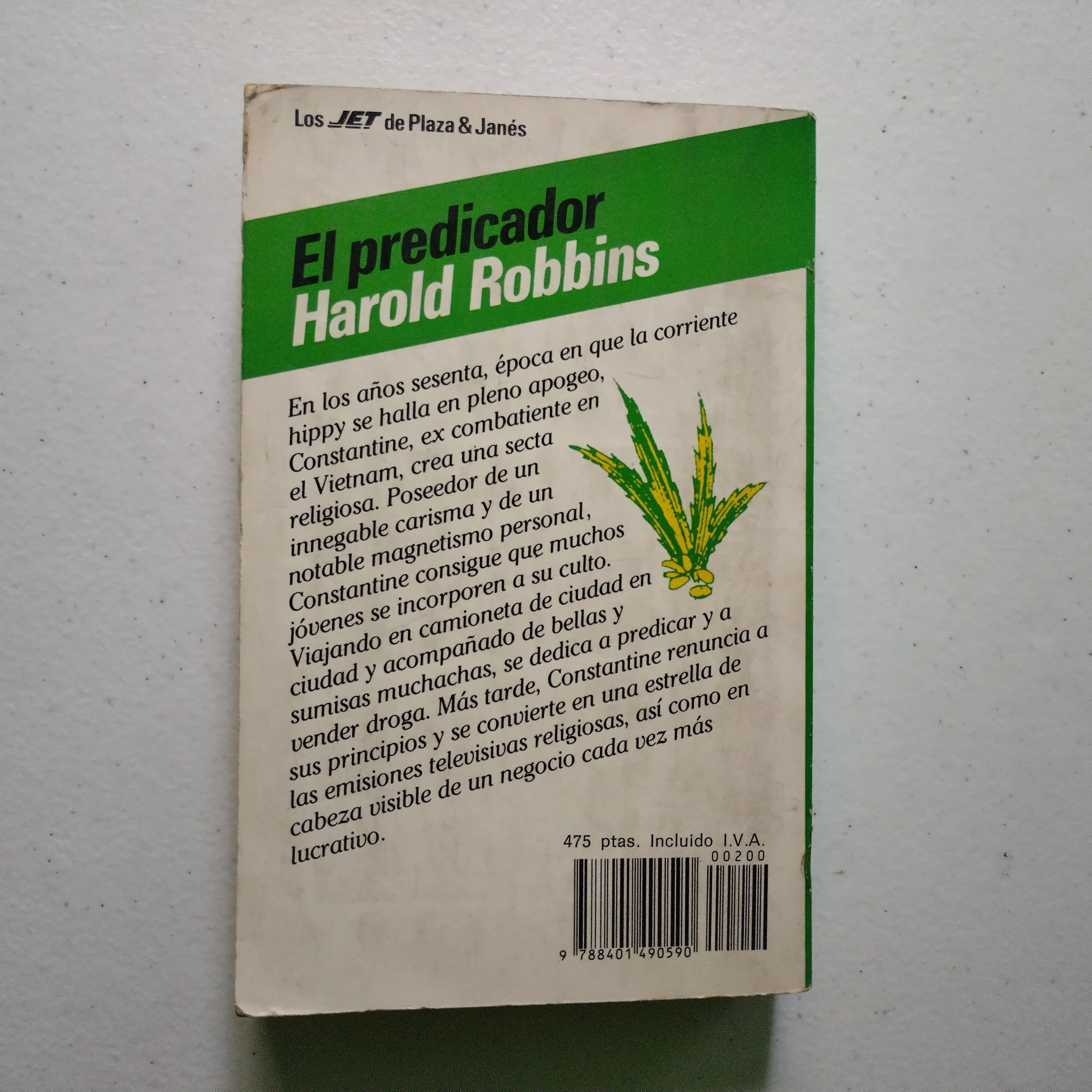 El predicador, Harold Robbin, usado  2