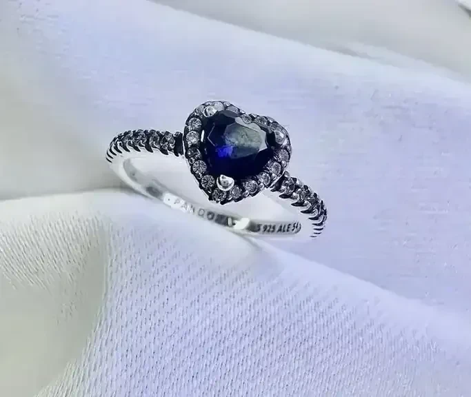 Anillo Relieve Azul 3
