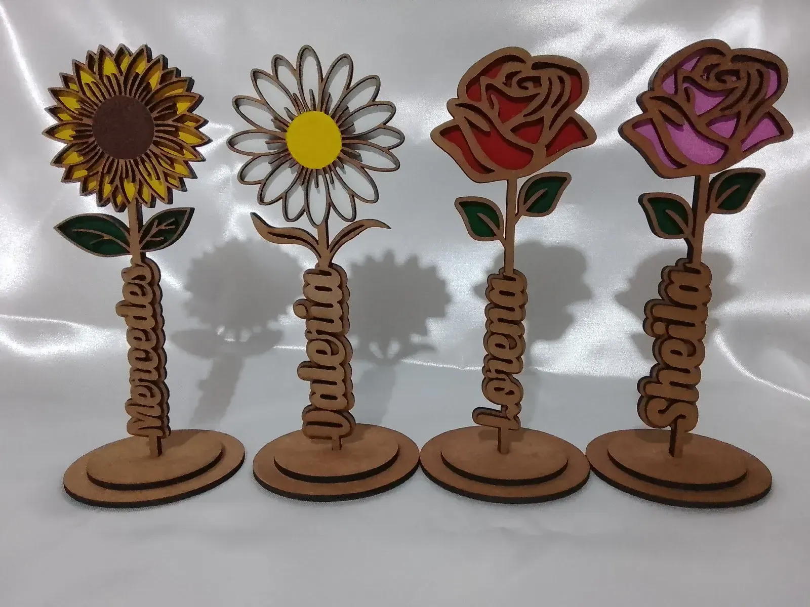 Flor de madera 