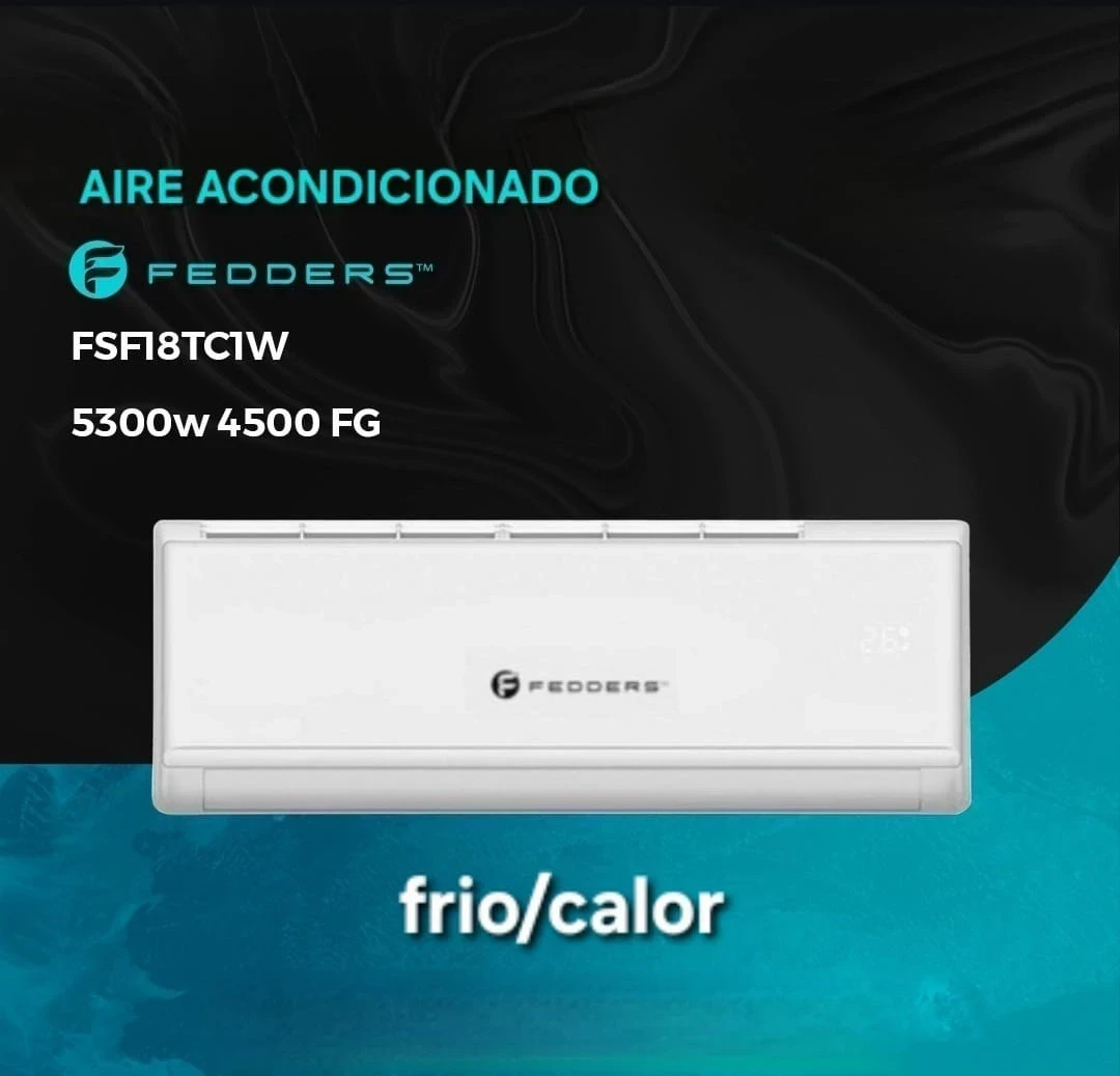 AIRE ACONDICIONADO FEDDERS 5300W FRIO/CALOR