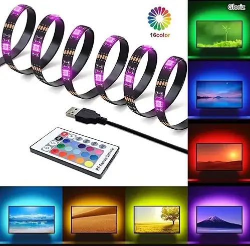 Tira De Luces LED Multicolor RGB Para TV 2Mts