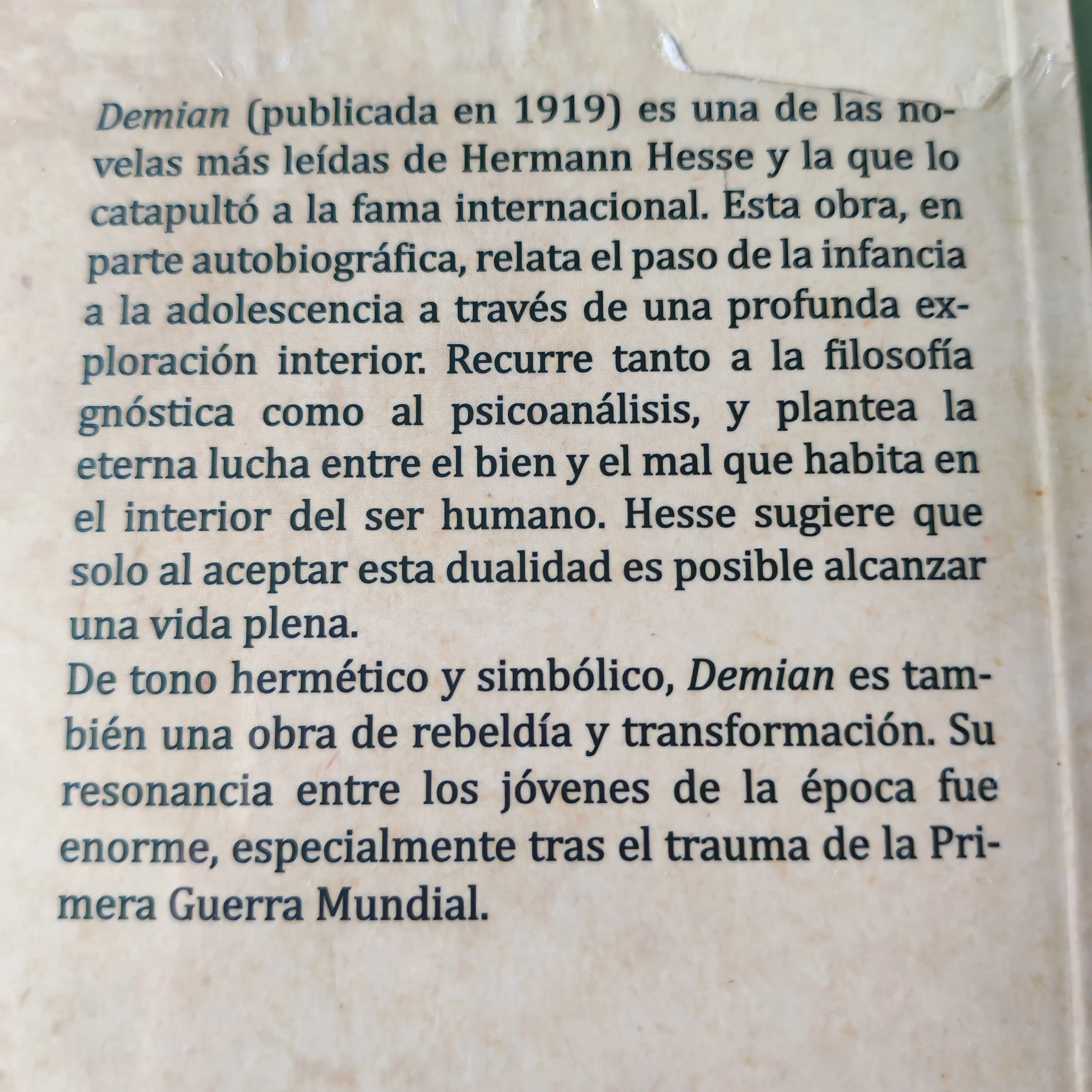 Demian , Hermann Hesse , nuevo  3
