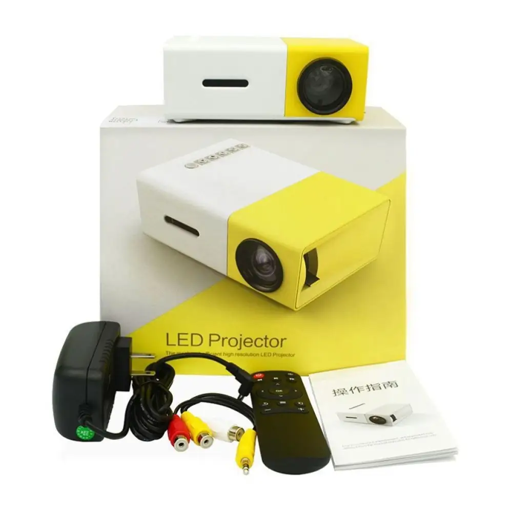 Mini Proyector Con Control Remoto Resolución 1080P 3