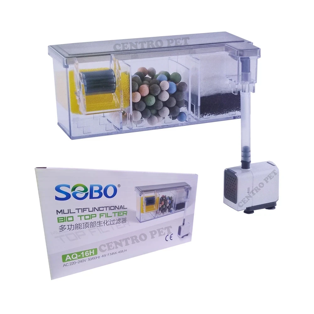 Filtro Externo Sump Sobo Aq-16h 4w 400l/h