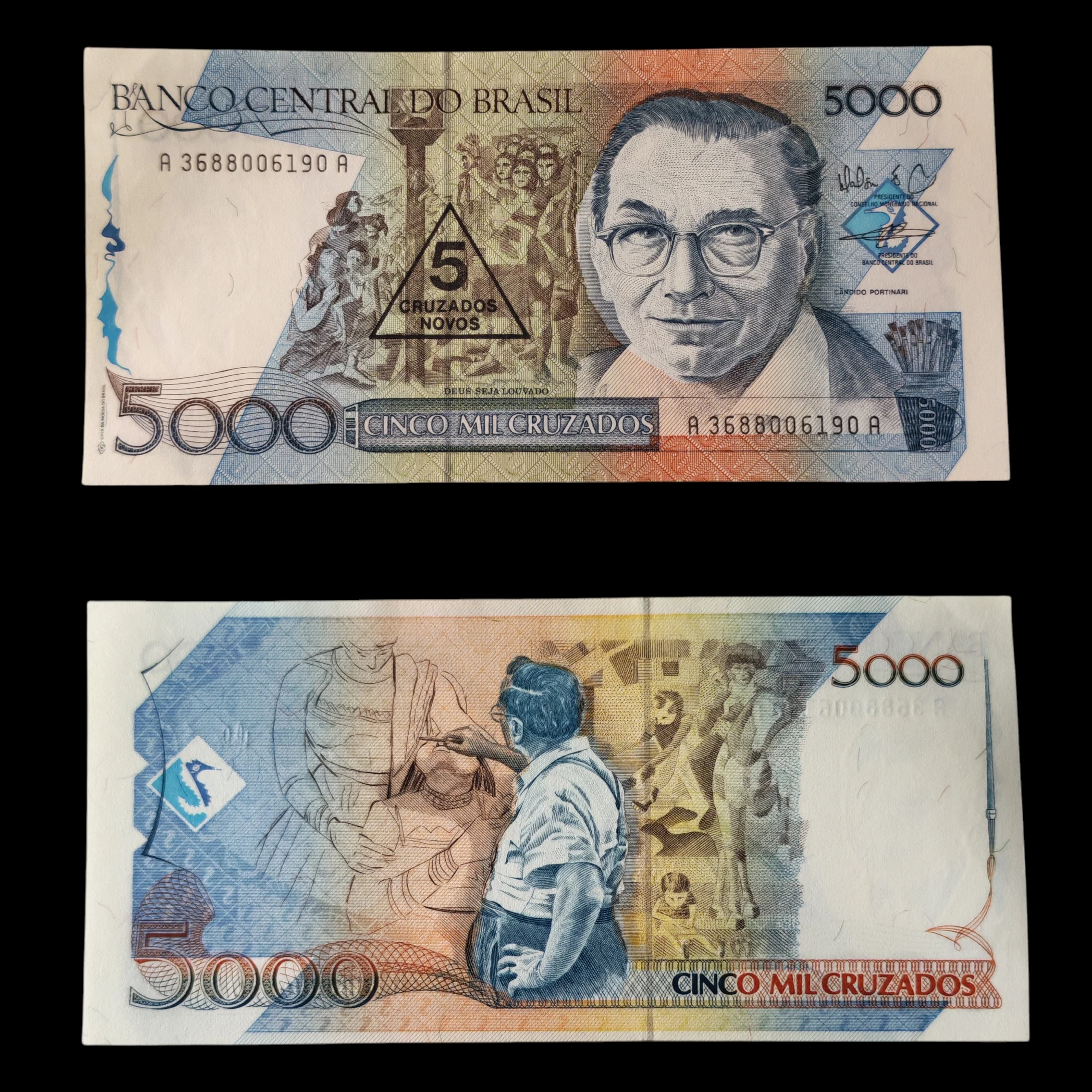 ° Brasil 5000 cruzados UNC