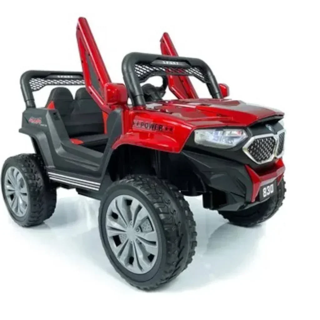 Carro Moto Electrico Niño BMW 4x4 Llant Caucho Cotrol 1 a 5 Años 4