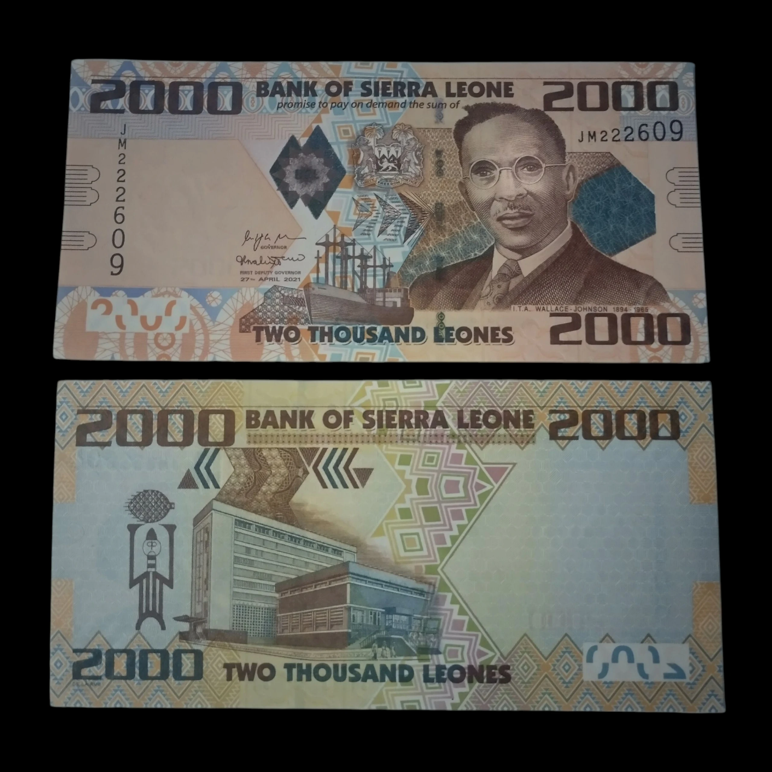 • Sierra Leona, 2000 leones UNC