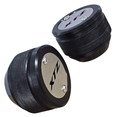 Slider ancho 4.5 cm x 6 cm (par) Logo Xtz acero cromado MF