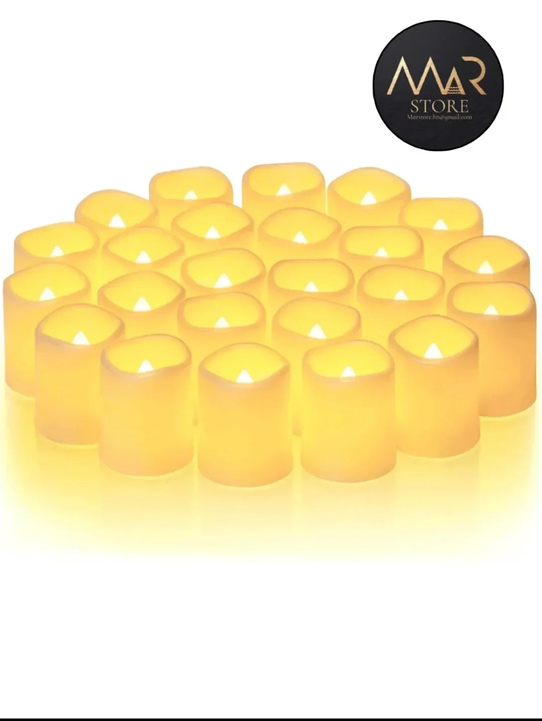 12 piezas de Luz LED tipo vela
