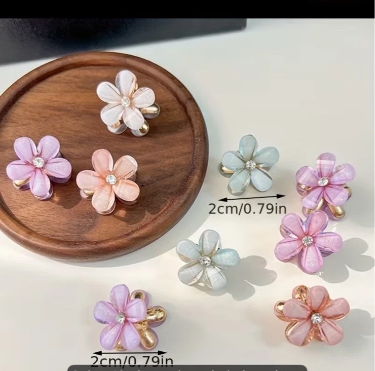 pinzas pequeñas de flor 