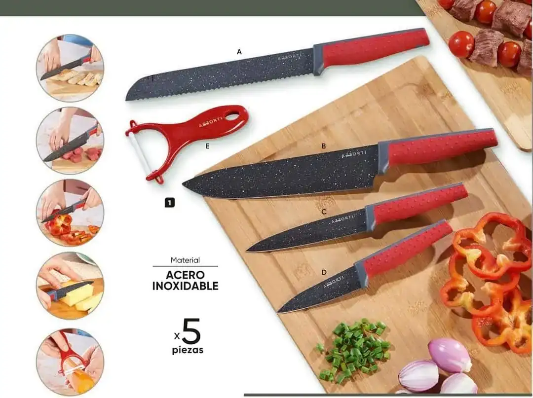 CUCHILLO PELADOR ROSSO