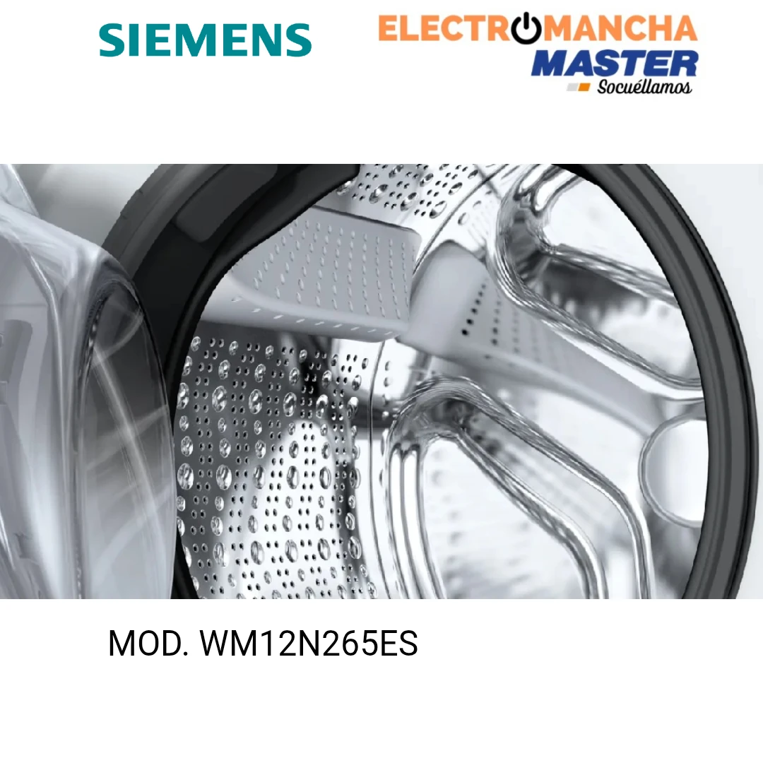 LAVADORA SIEMENS WM12N265ES 8 KILOS 1200 RPM CLASE A  6