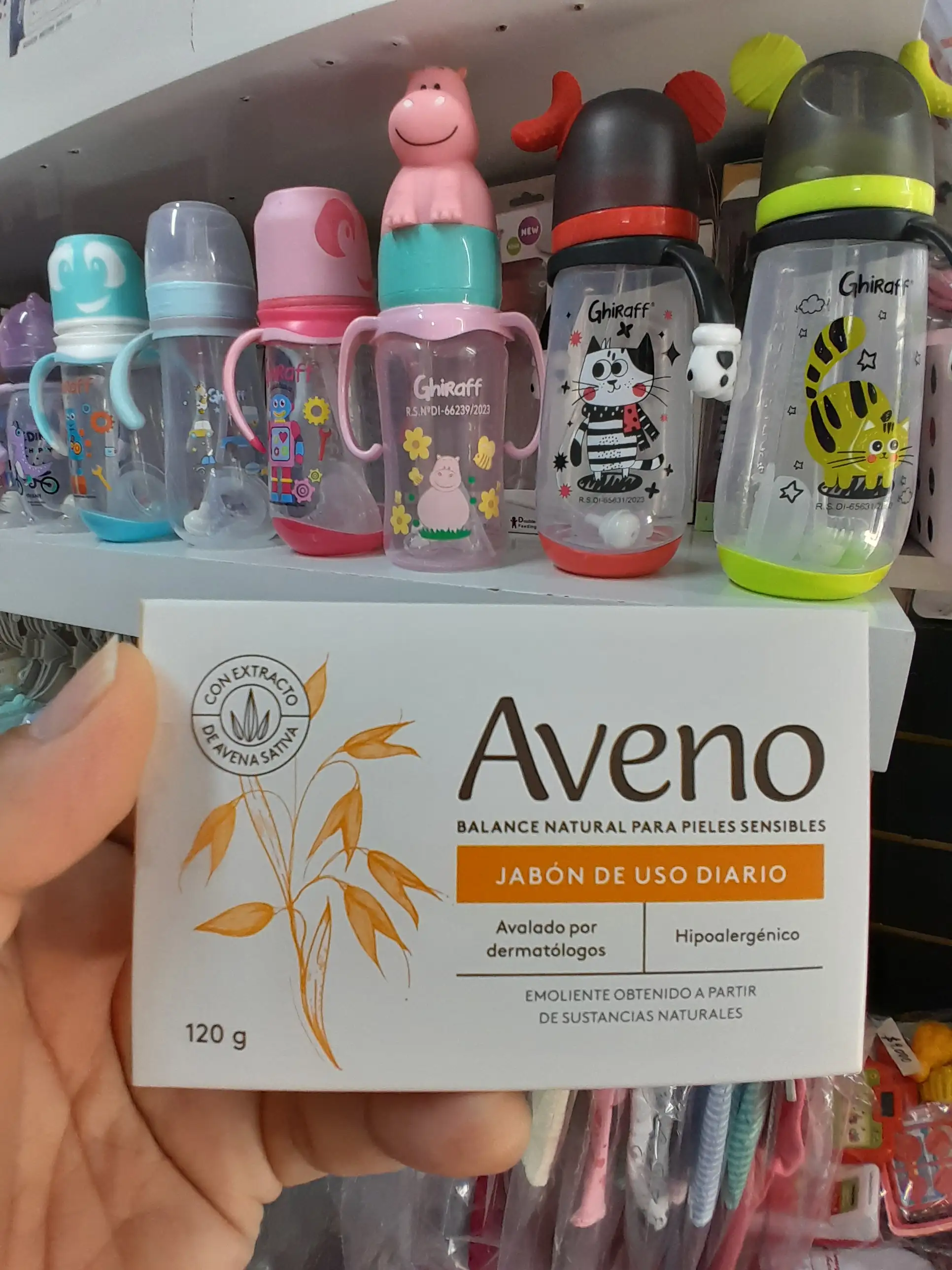 Jabón Hipoalergenico Aveno de uso diario