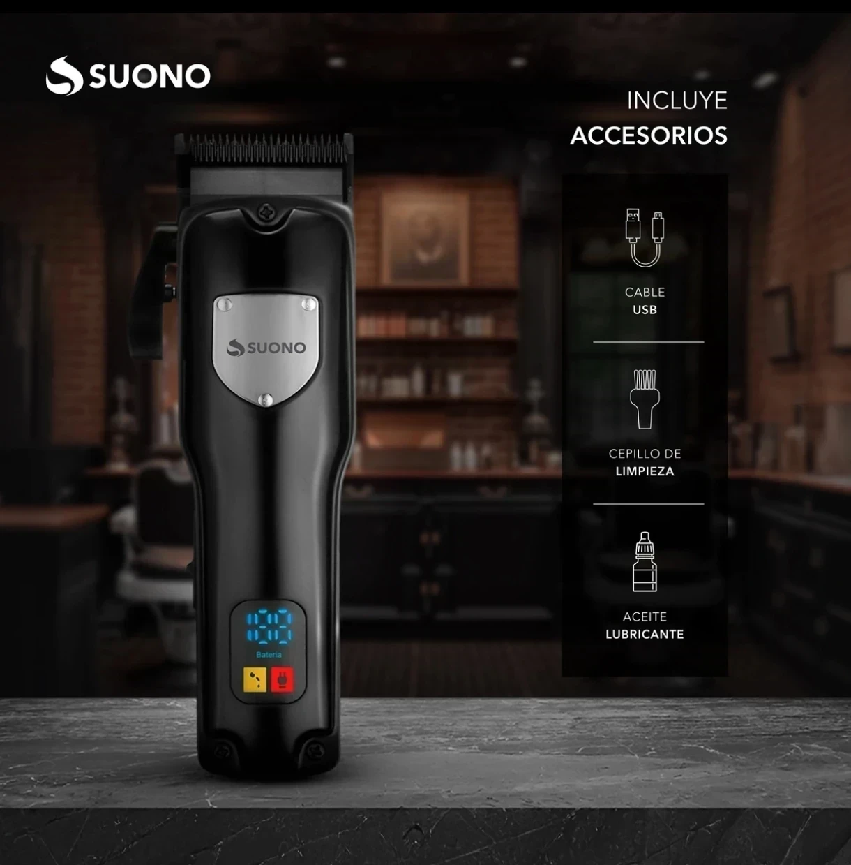 Cortadora Suono profesional Hair Clipper
