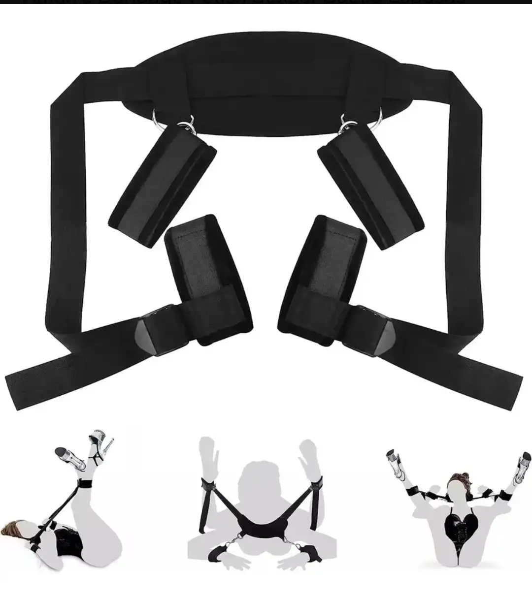 Arnés de Restricción Corporal Multifuncional con Almohadilla para Cuello y Extremidades 3