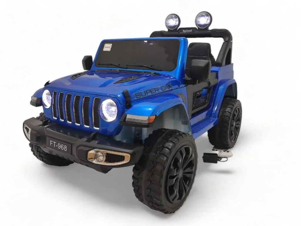 Carro Eléctrico Jeep Super Car Llave de Encendido Control Remoto 1 a 8 años 2