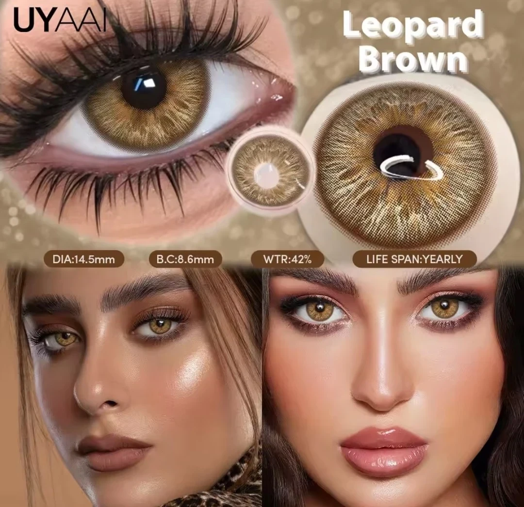 Lentes de contacto - Referencia: LEOPARD BROWN  5