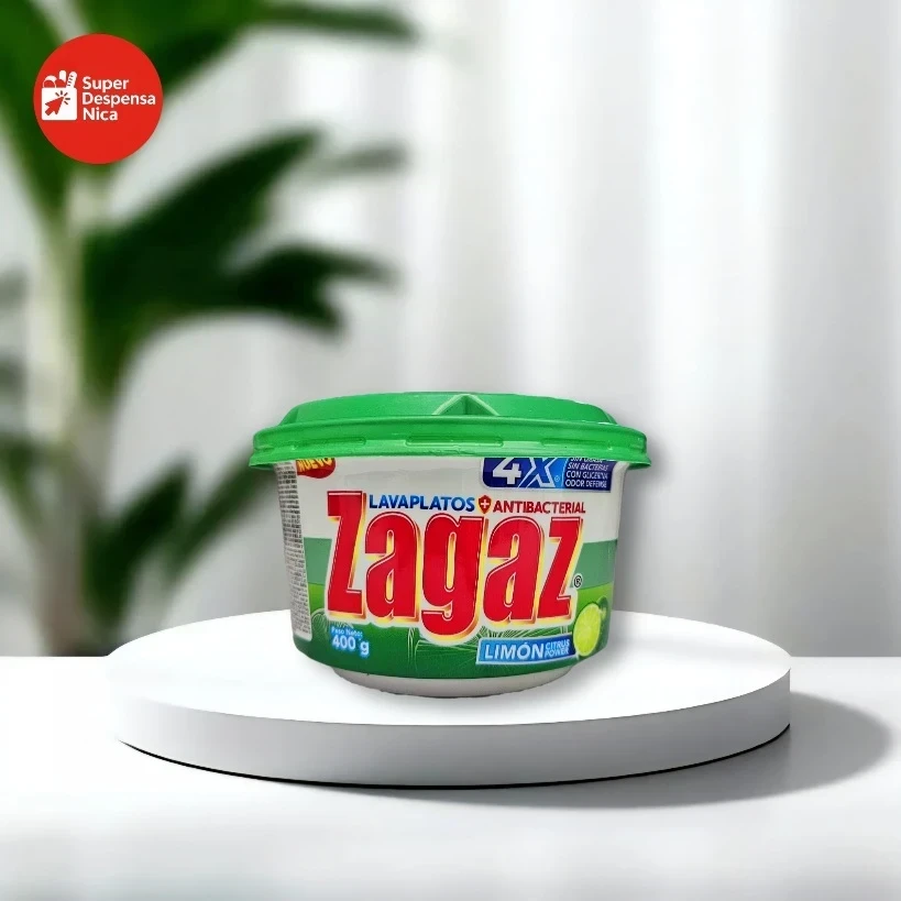 Jabón Lavaplatos Zagaz Limón 400g