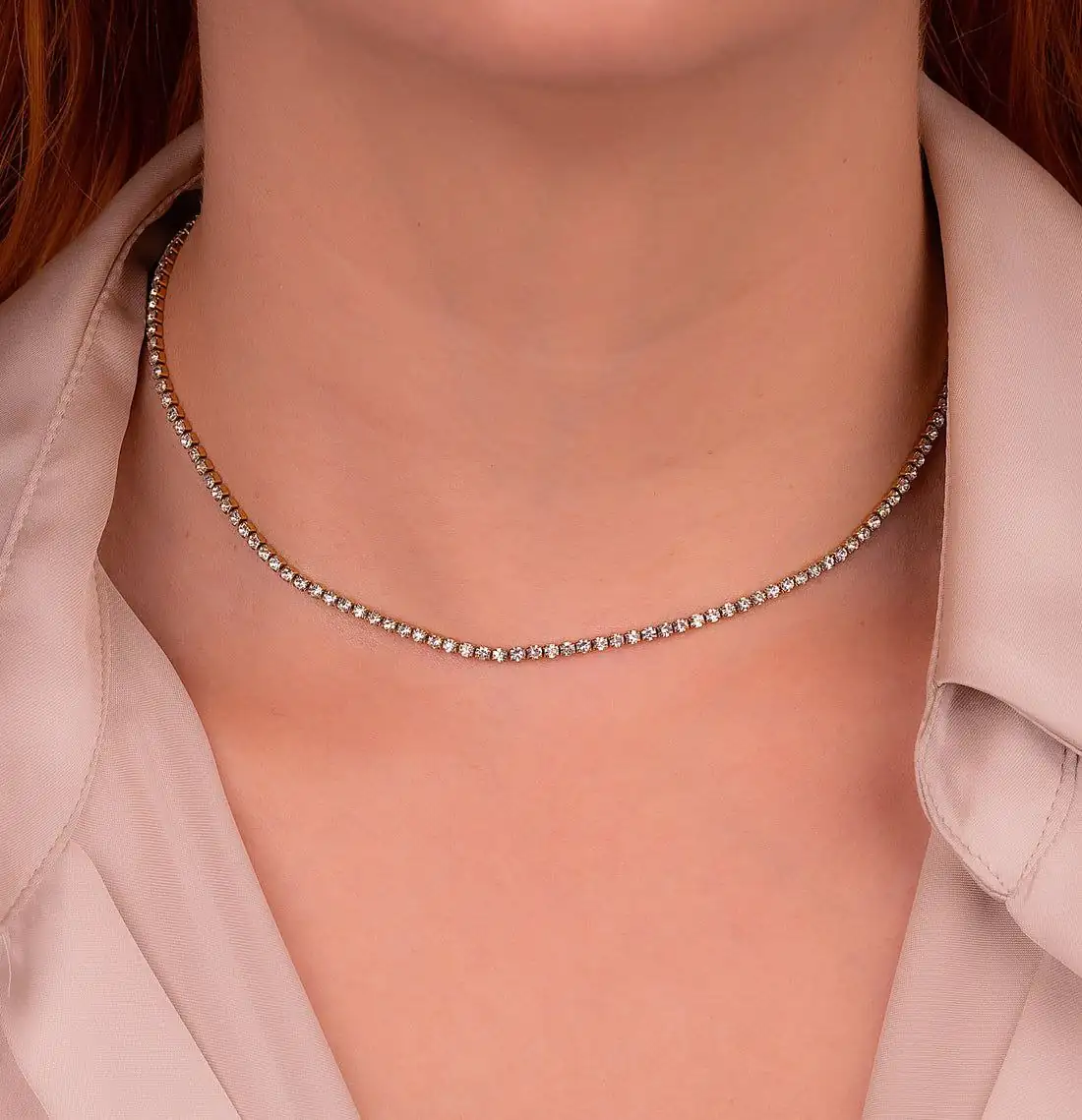 Chocker Circones Blancos REF: C863