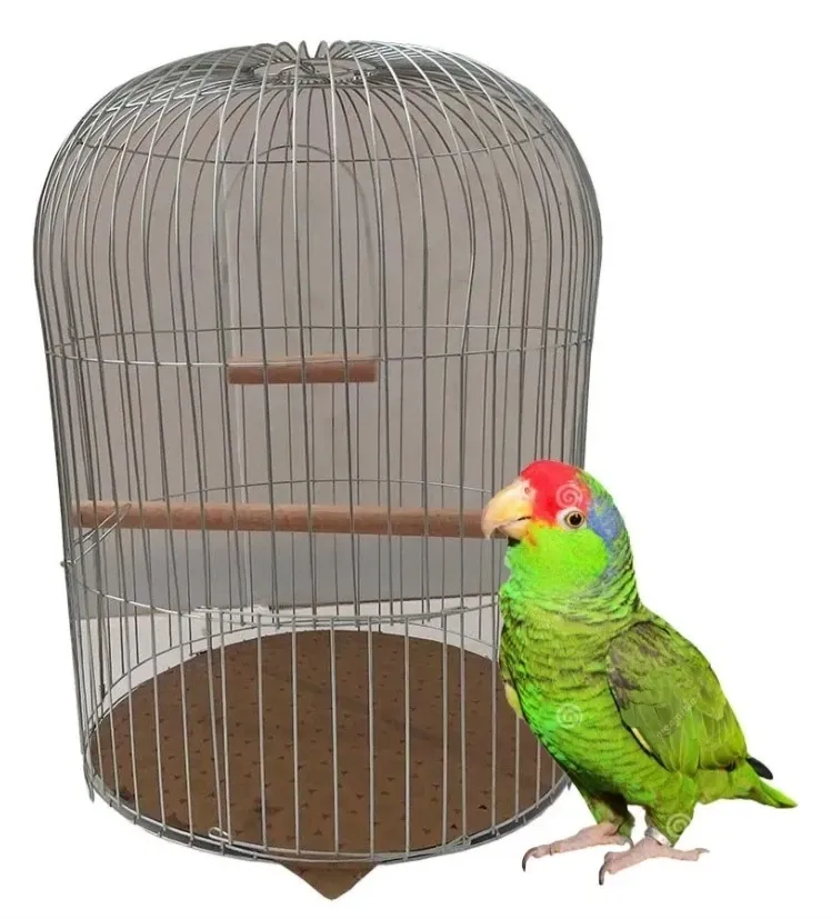 Jaula Redonda Galvanizada para Loro 44*57cm Jau-57