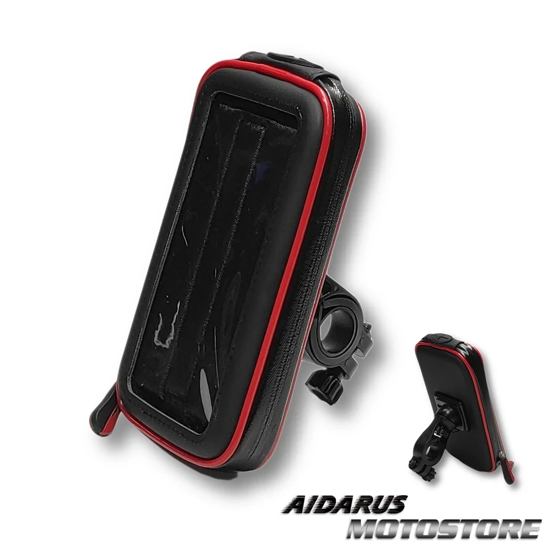 PORTA CELULAR RESISTENTE A LA LLUVIA LINEA ROJA