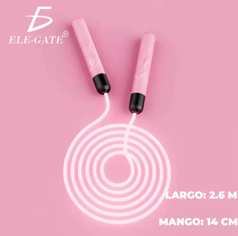 Cuerda Para Saltar Brillante Fácil De Ajustar Luz LED  3