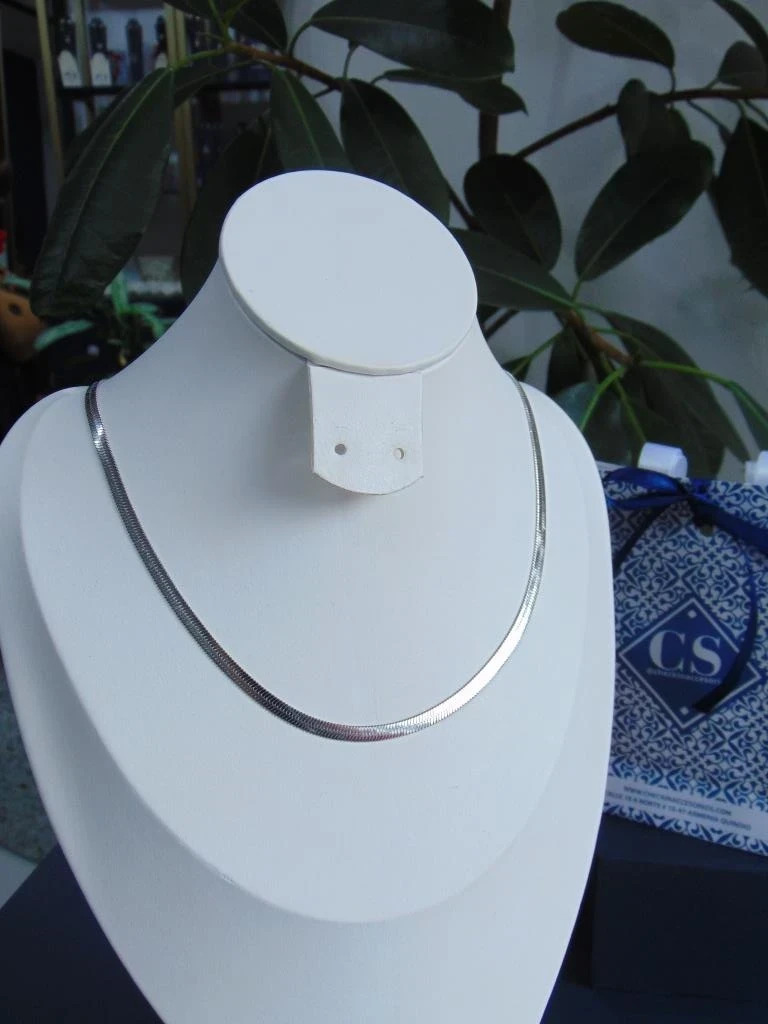 CADENA ACERO PLATE PLANO 50CM 4MM
