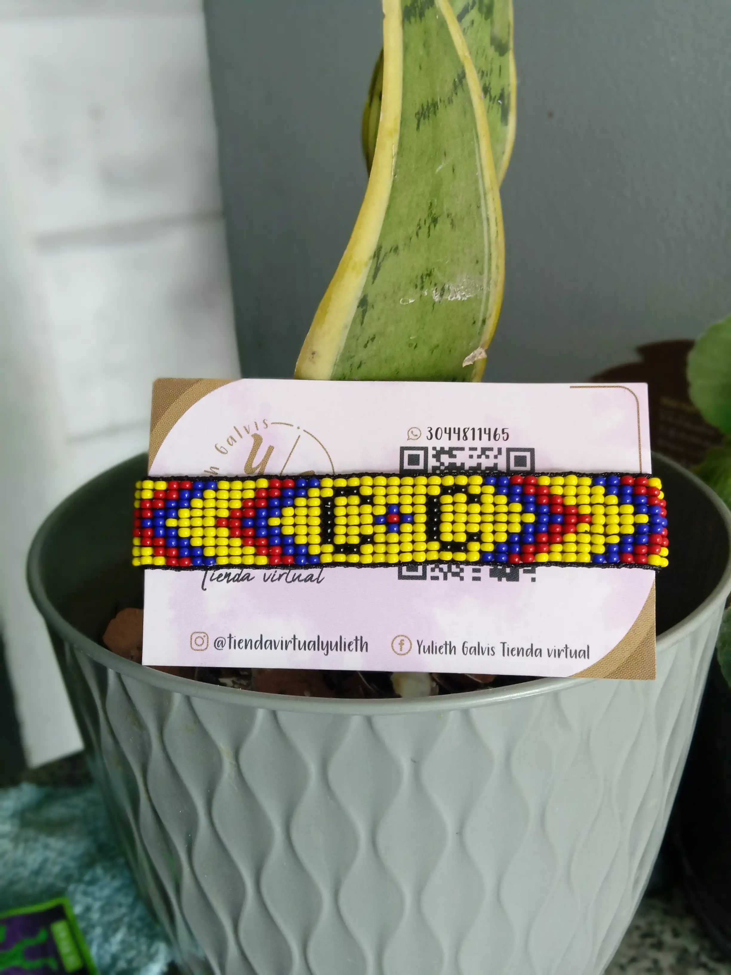 PULSERA COLOMBIA PERSONALIZADO