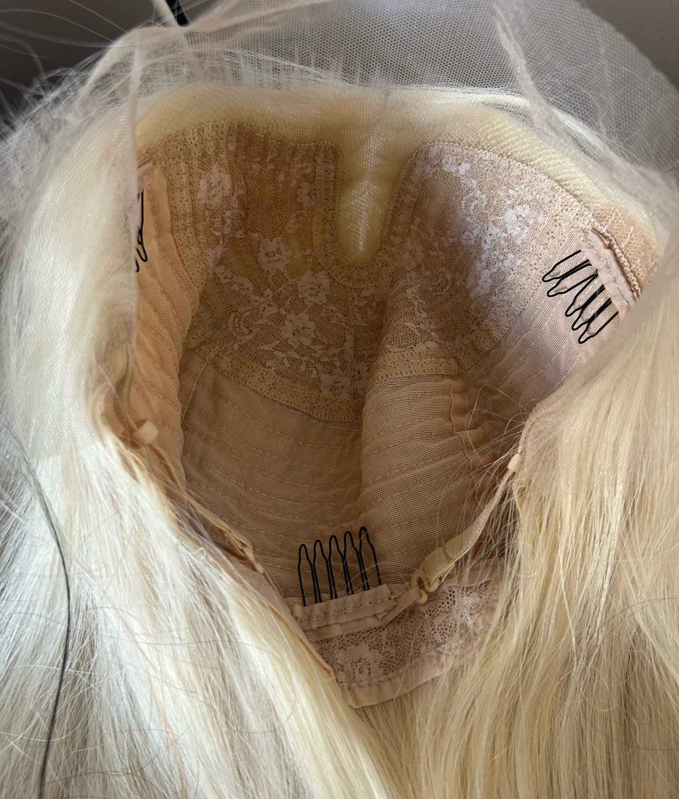 Peluca semi narural  de encaje frontal lace 13x4, 28 pulgadas  5