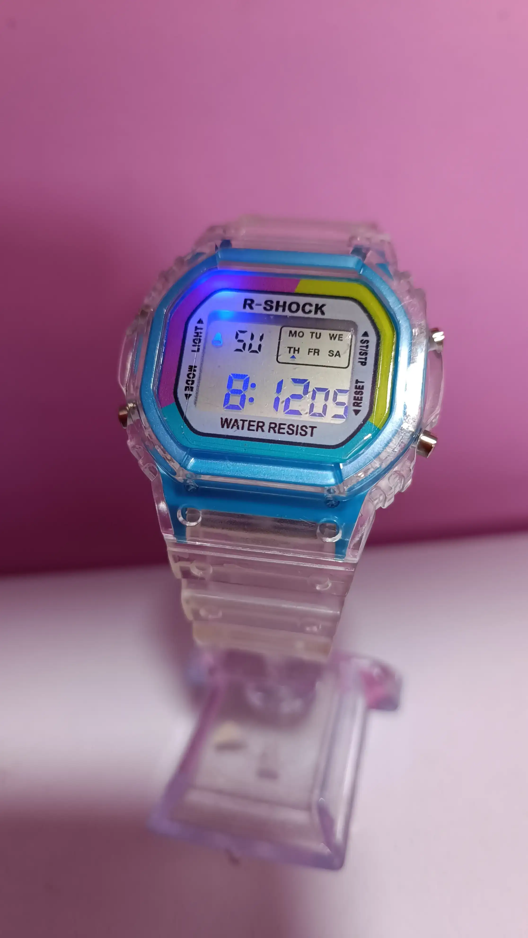 RELOJ DAMA DIGITAL LUZ LED